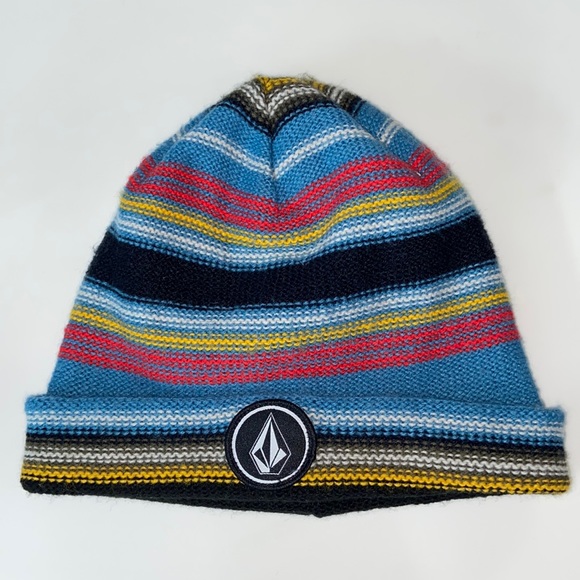 volcom Other - Volcom striped beanie hat